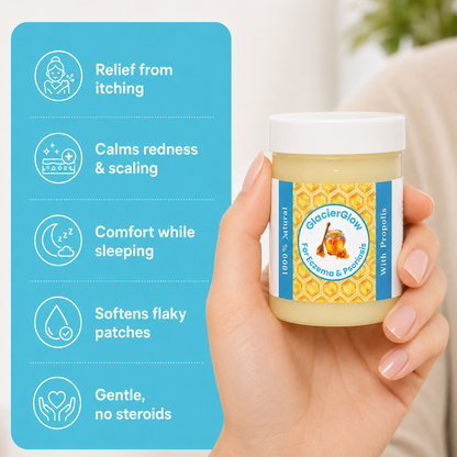 GlacierGlow - Repair Balm For Eczema & Psoriasis